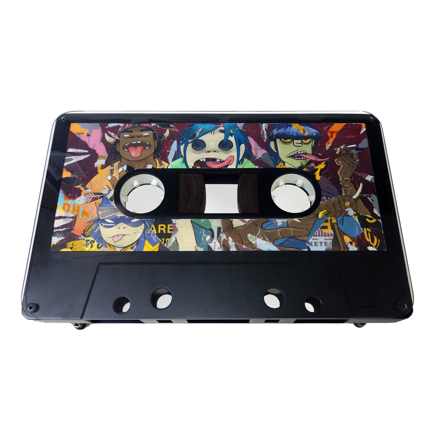 michaelviviani cassette tape table gorillaz