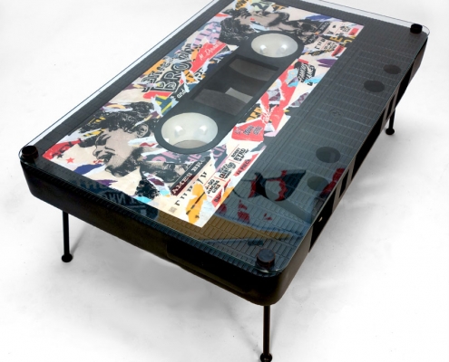 michaelviviani james brown cassette tape table