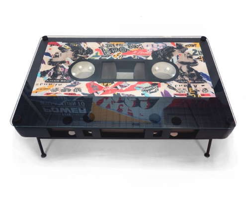 michaelviviani james brown cassette tape table