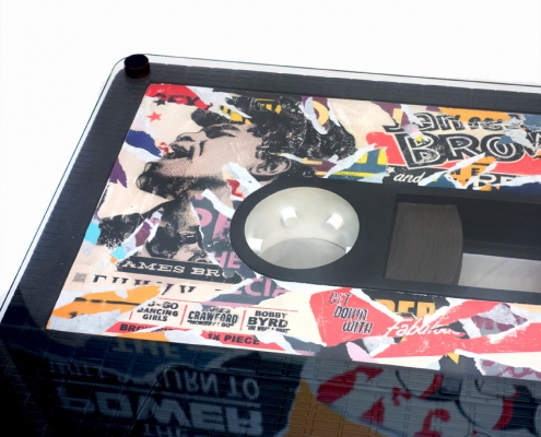 michaelviviani james brown cassette tape table