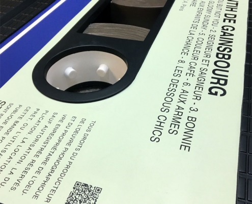 le zenith de gainsbourg cassette tape table by michaelviviani